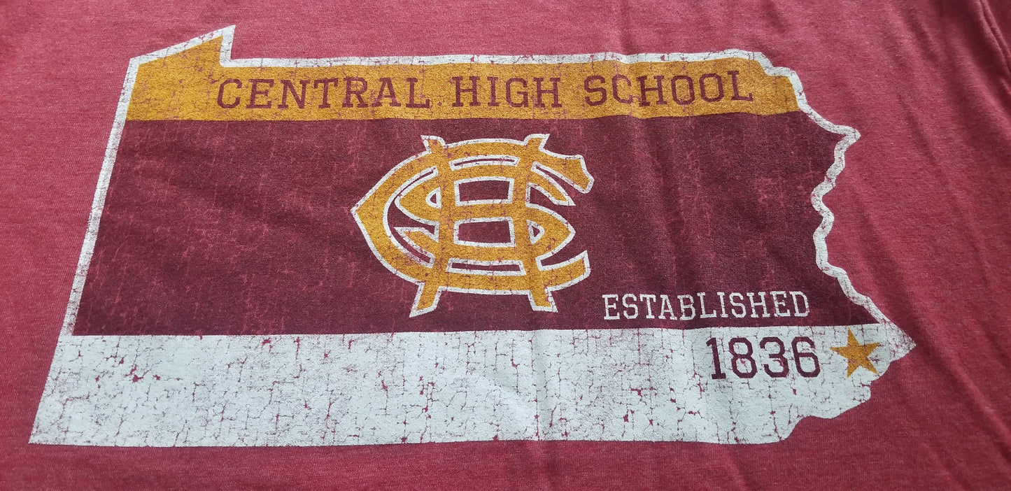 Central High School PA State T-shirt