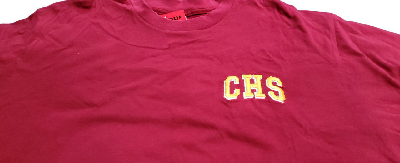 Central High School 3-D Embroidery T-shirt